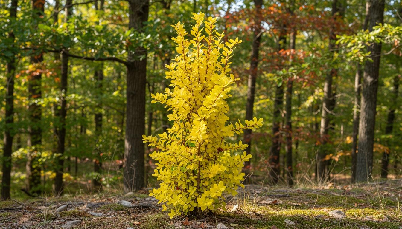 Upright Yellow Barberry 'Golden Rocket®' (Berberis Thunbergii Pp18626 'Golden Rocket®') - Ground Layers
