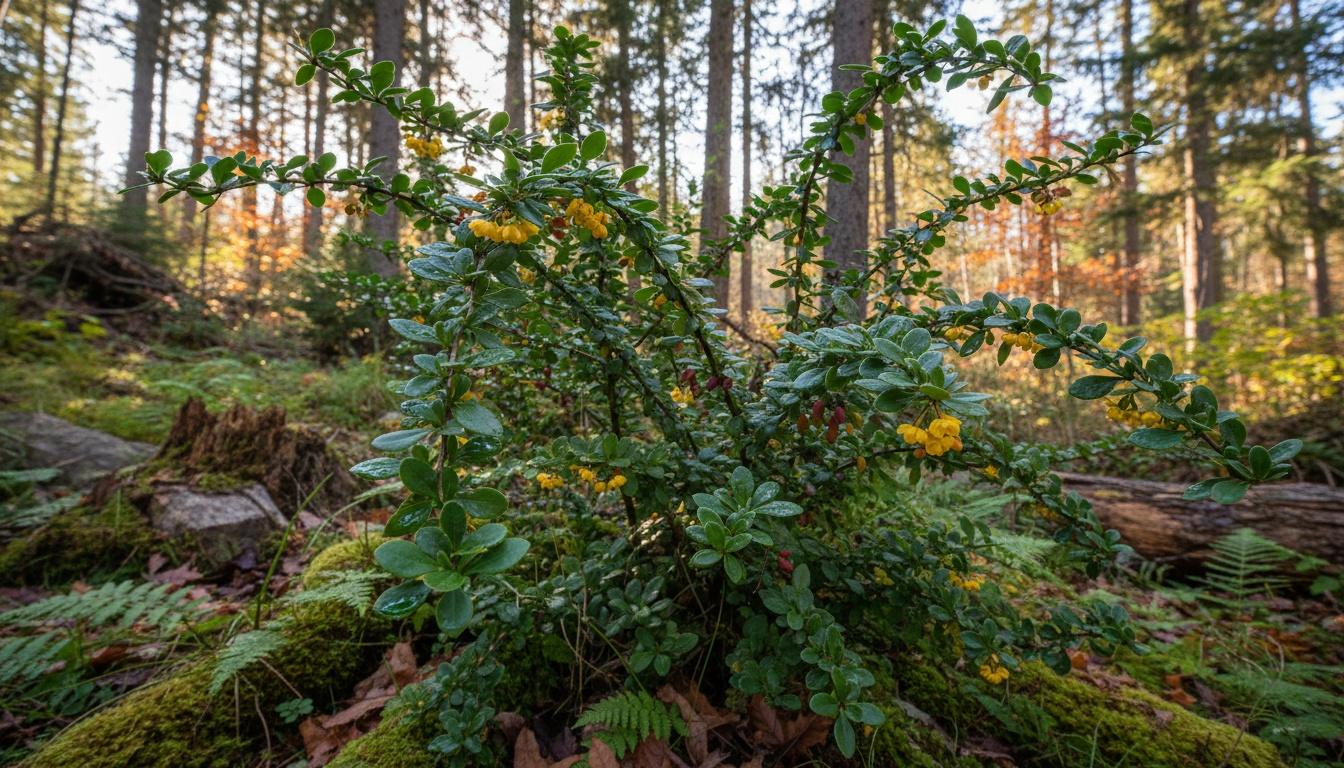 Evergreen Green Barberry 'William Penn' (Berberis X Gladwynensis 'William Penn') - Ground Layers