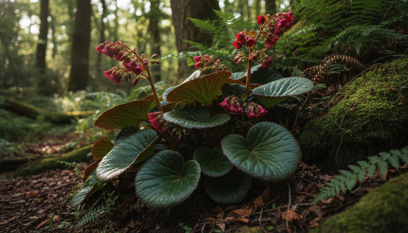 Elephant'S Ears Pigsqueak 'Red Beauty' (Bergenia Cordifolia 'Red Beauty') - Perennials
