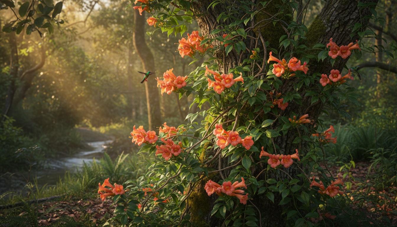 Tangerine Crossvine (Bignonia Capreolata) - Ground Layers