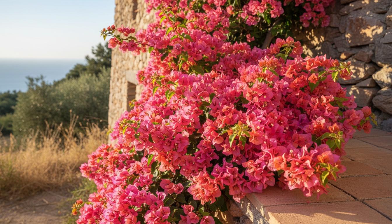 Pink Pixie Bougainvillea (Bougainvillea 'Pink Pixie') - Ground Layers