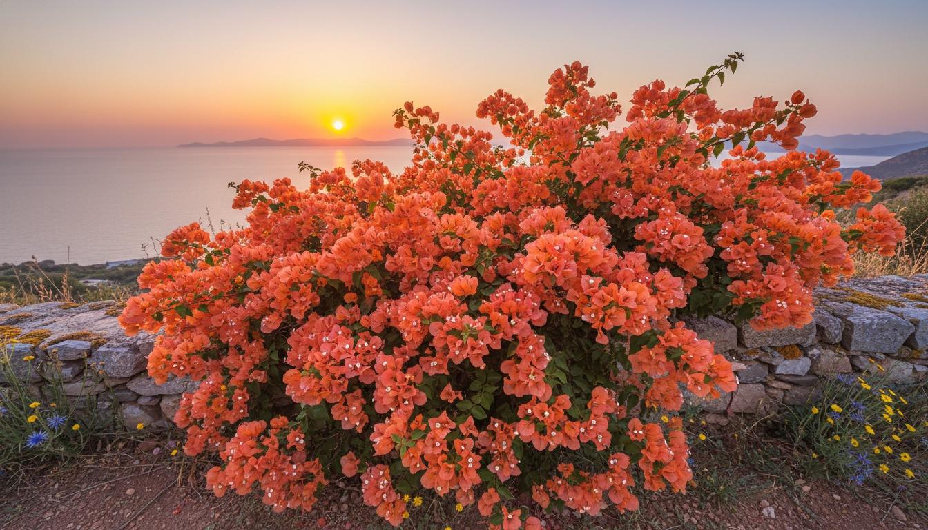 Sundown Orange Bougainvillea (Bougainvillea 'Sundown Orange') - Ground Layers