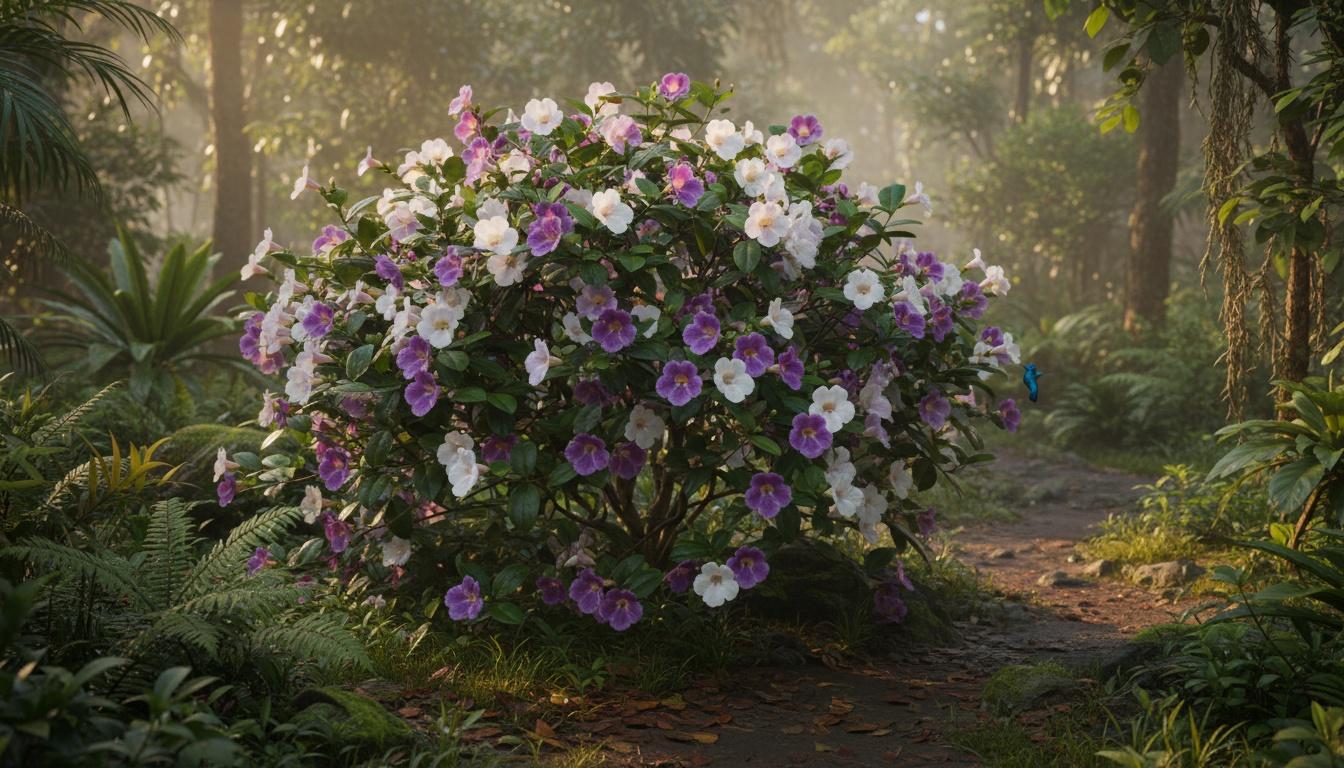 Largeflower Brunfelsia (Brunfelsia Grandiflora) - Ground Layers