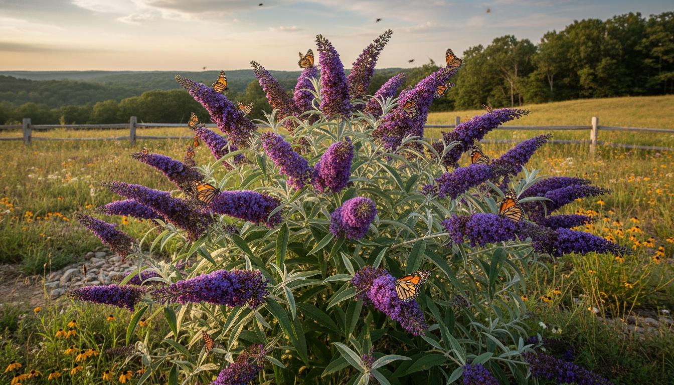 Butterfly Bush 'Tobud0703' Buzz® Buzz® (Buddleia Davidii  Velvet 'Tobud0703') - Ground Layers