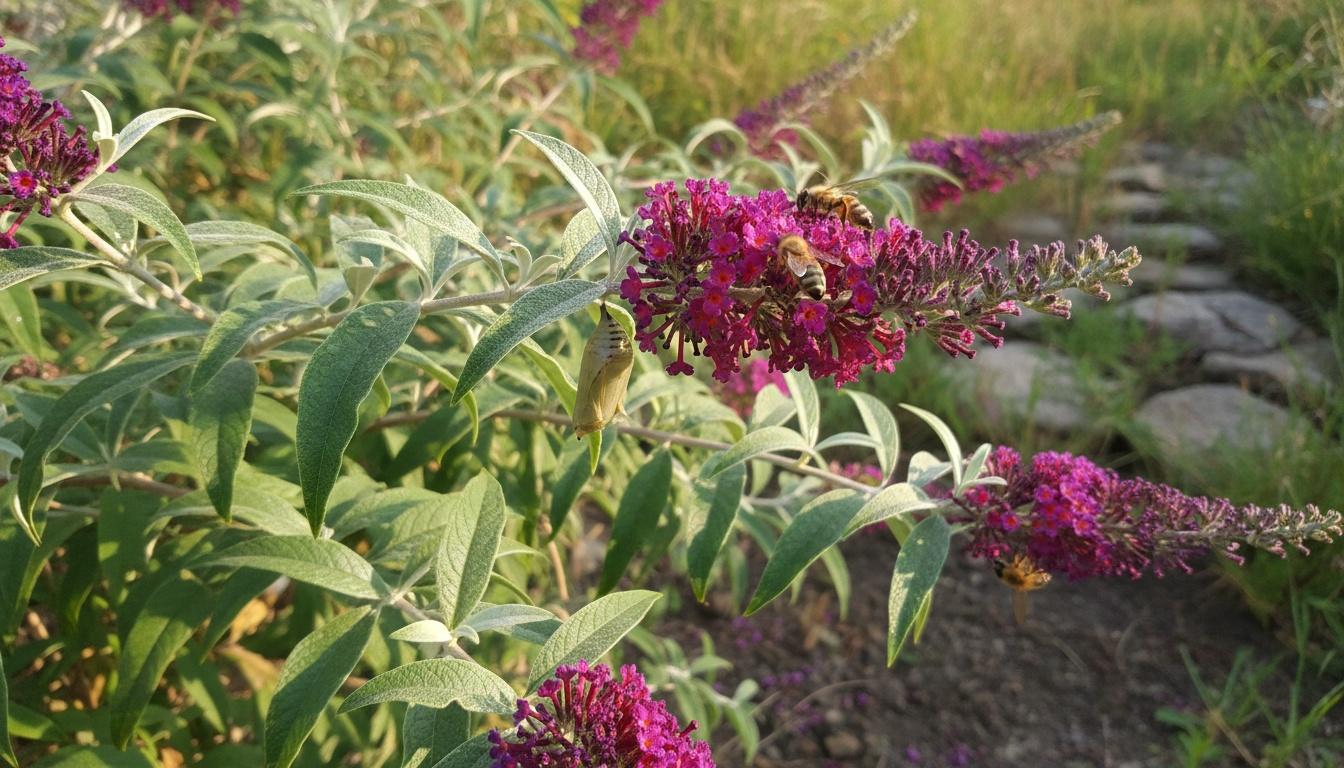 Butterfly Bush 'Balchryran' Chrysalis™ Chrysalis™ (Buddleia Hybrid  Cranberry Pp33845 'Balchryran') - Ground Layers