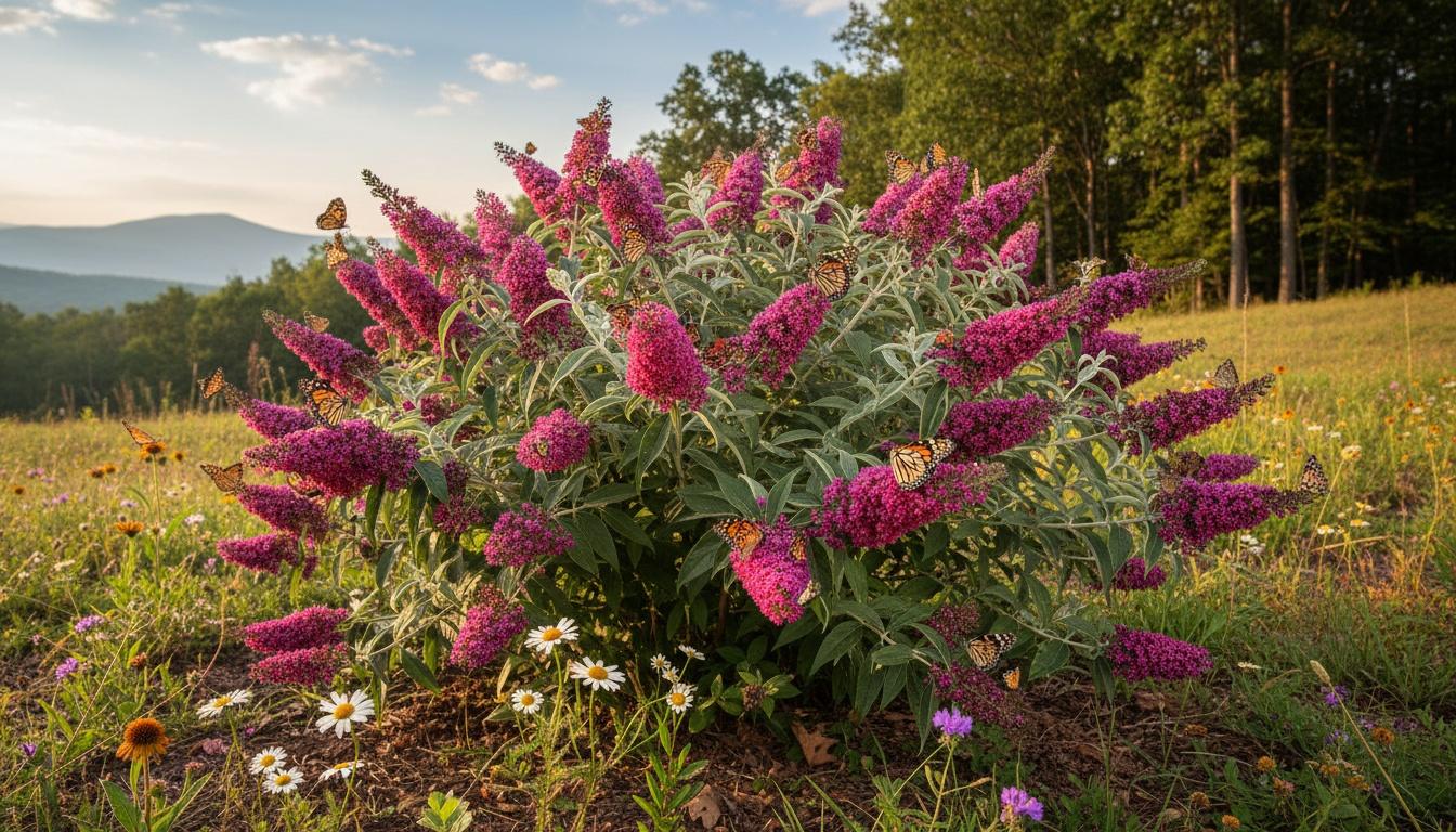 Butterfly Bush 'Boscranz' Cranrazz™ Cranrazz™ (Buddleia Hybrid  Pp25730 'Boscranz') - Ground Layers