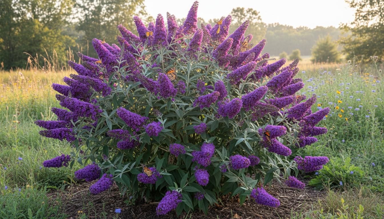 Butterfly Bush 'Miss Violet' (Buddleia X Pp28448 'Miss Violet') - Ground Layers