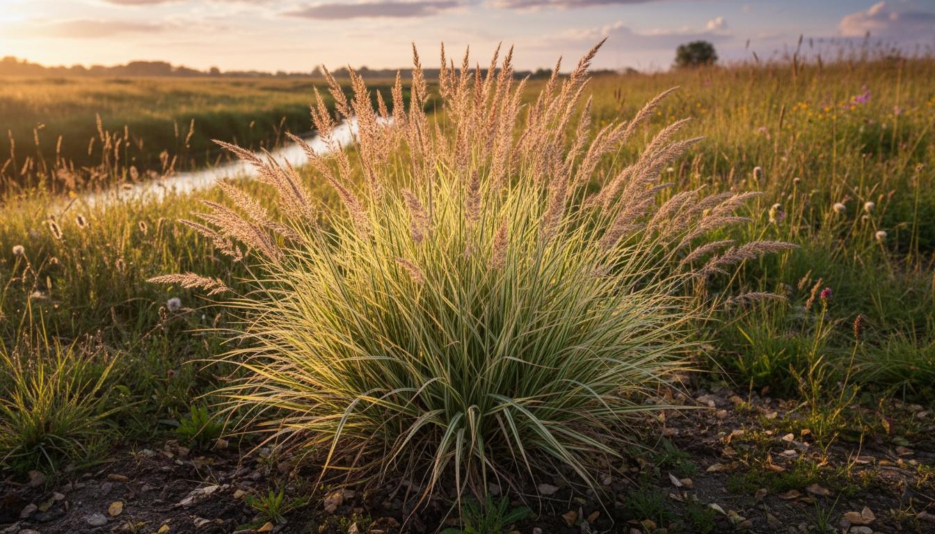 Feather Reed Grass 'Overdam' (Calamagrostis Acutiflora 'Overdam') - Grasses