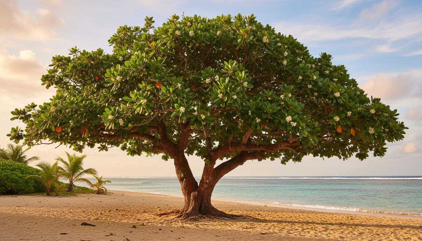 Alexandrian Laurel (Calophyllum Inophyllum) - Evergreen Trees