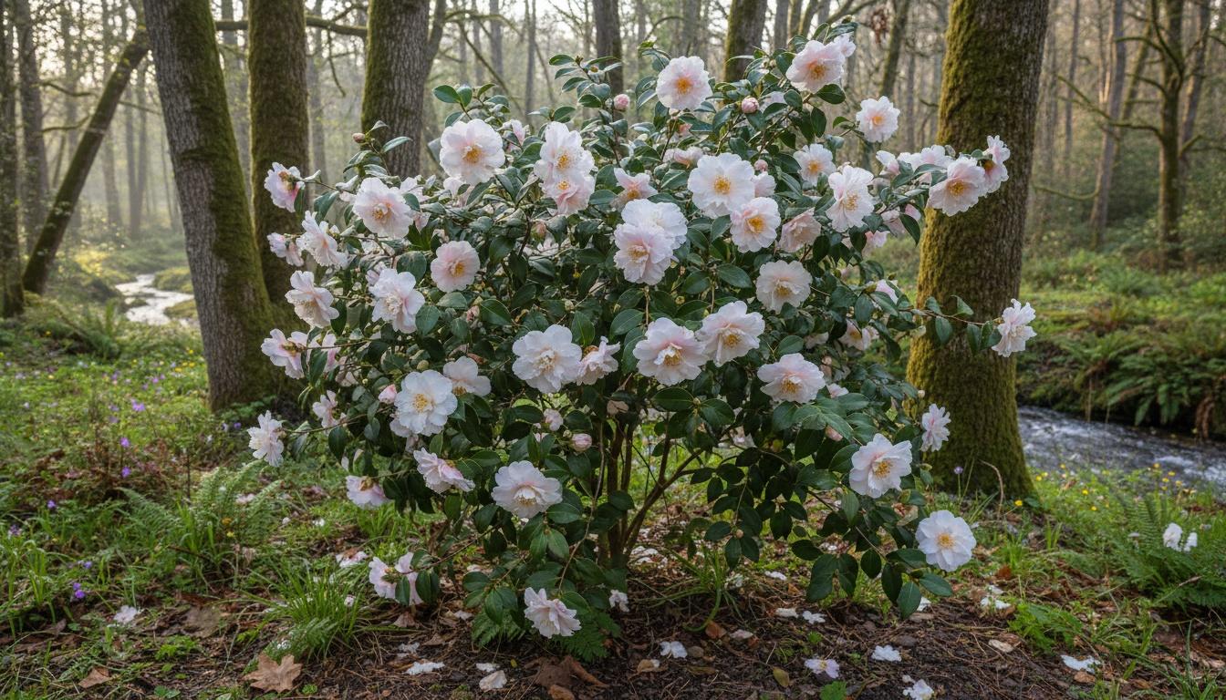 Spring'S Promise Camellia (Camellia Japonica) - Ground Layers