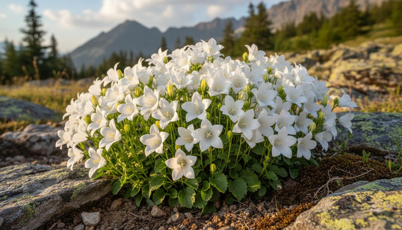 Bellflower 'Rapido White' (Campanula Carpatica 'Rapido White') - Perennials