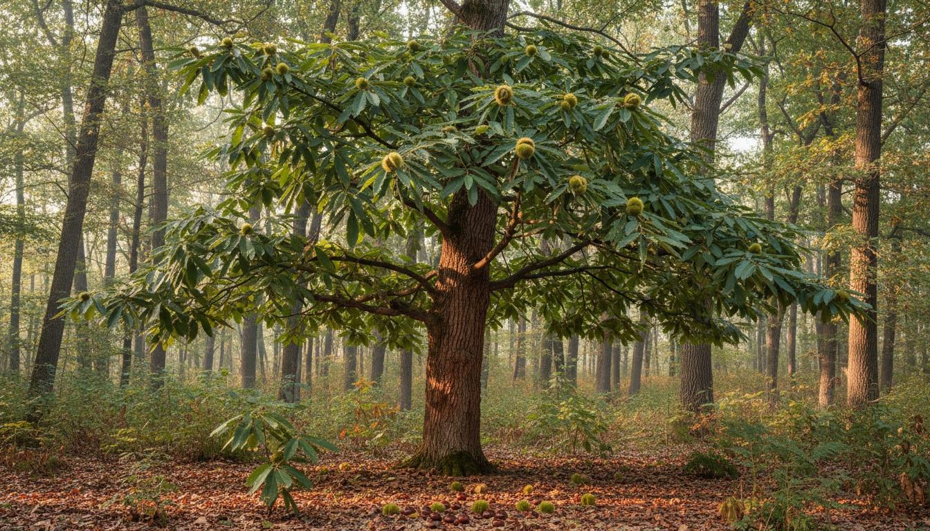 Chinese Chestnut (Castanea Mollissima) - Fruit Trees