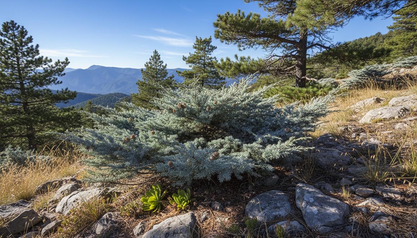 Dwarf Atlas Cedar 'Sapphire Nymph' (Cedrus Atlantica 'Sapphire Nymph') - Evergreen Trees