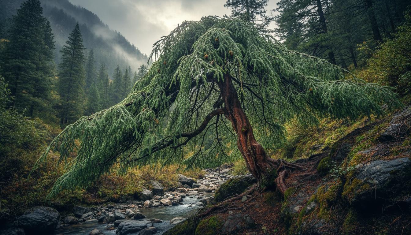 Weeping Deodor Himalayan Cedar 'Emerald Falls' (Cedrus Deodara Pendula 'Emerald Falls') - Evergreen Trees