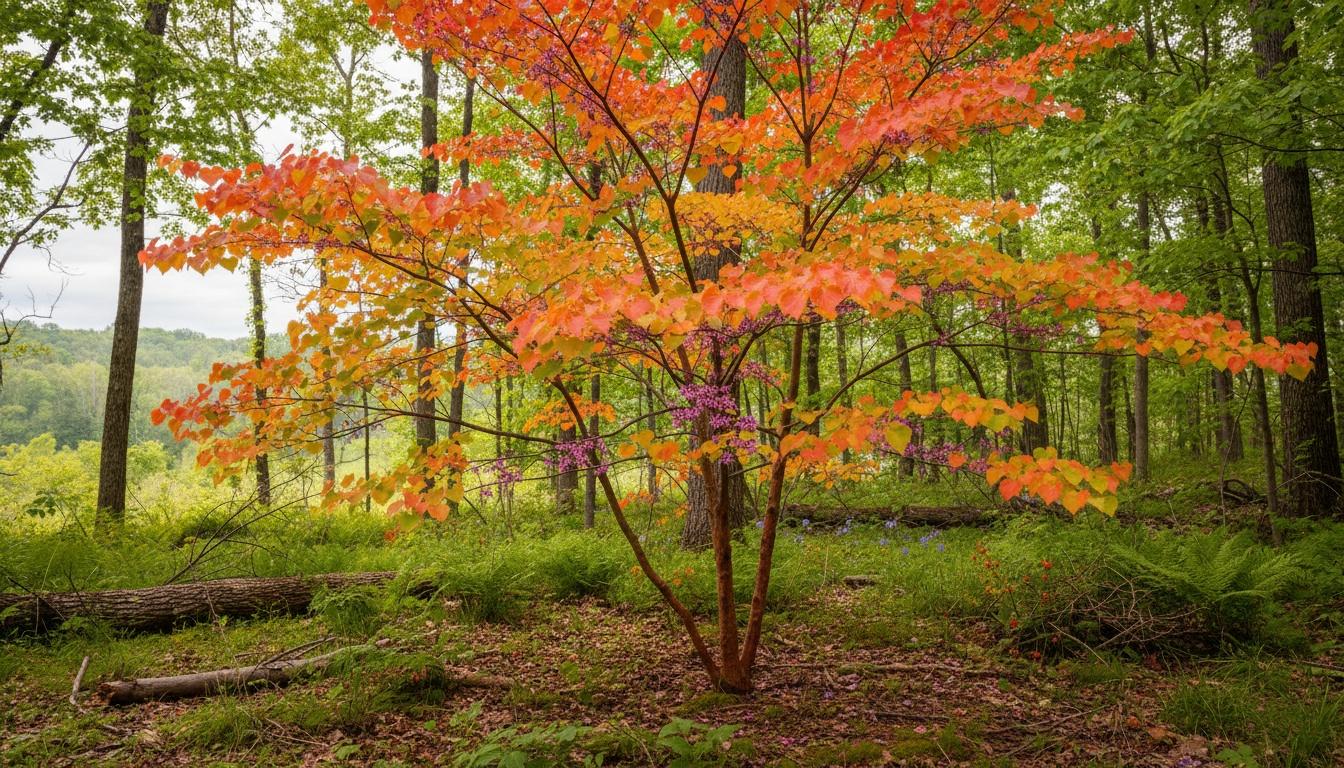 Bloomables Flame Thrower Redbud ® ® (Cercis Canadensis 'Flame Thrower') - Flowering Trees
