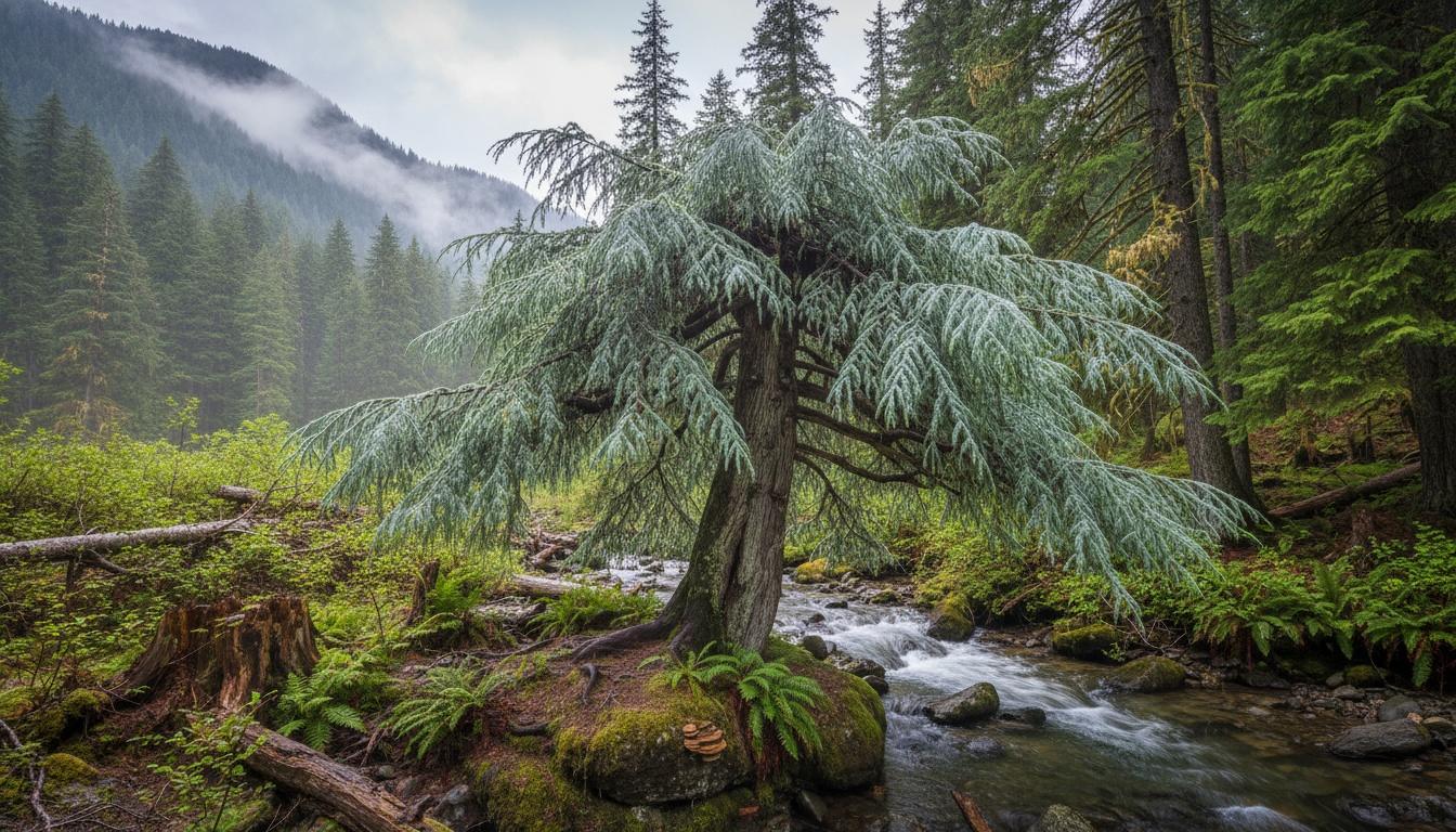 Weeping Blue Nootka Cypress (Chamaecyparis Nootkatensis 'Pendula') - Evergreen Trees