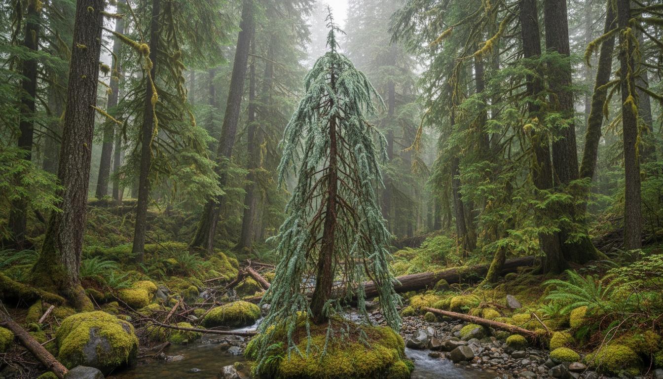 Weeping Alaska Cedar 'Pendula Green Arrow' (Chamaecyparis Nootkatensis 'Pendula Green Arrow') - Evergreen Trees