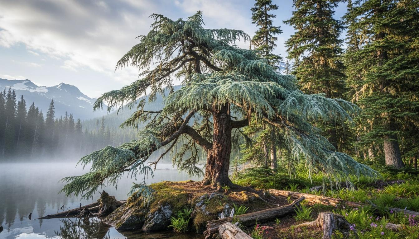 Blue Weeping Alaska Cedar 'Pendula' (Chamaecyparis Nootkatensis Glauca 'Pendula') - Evergreen Trees
