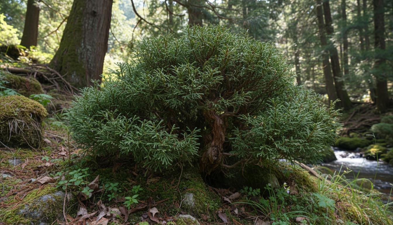 Dwarf Hinoki Cypress (Chamaecyparis Obtusa 'Nana') - Evergreen Trees