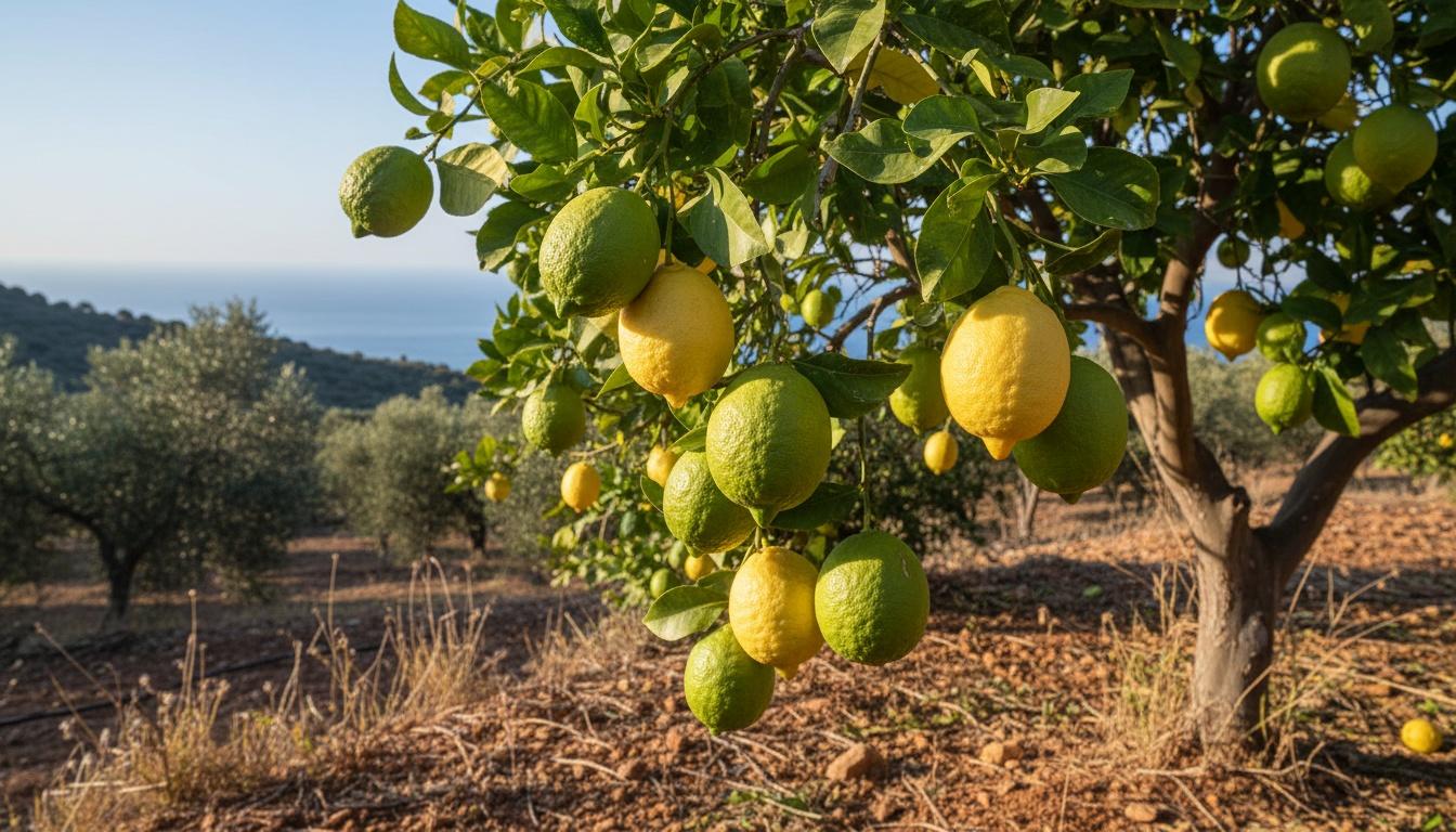 Harvey Lemon (Citrus × Limon) - Fruit Trees