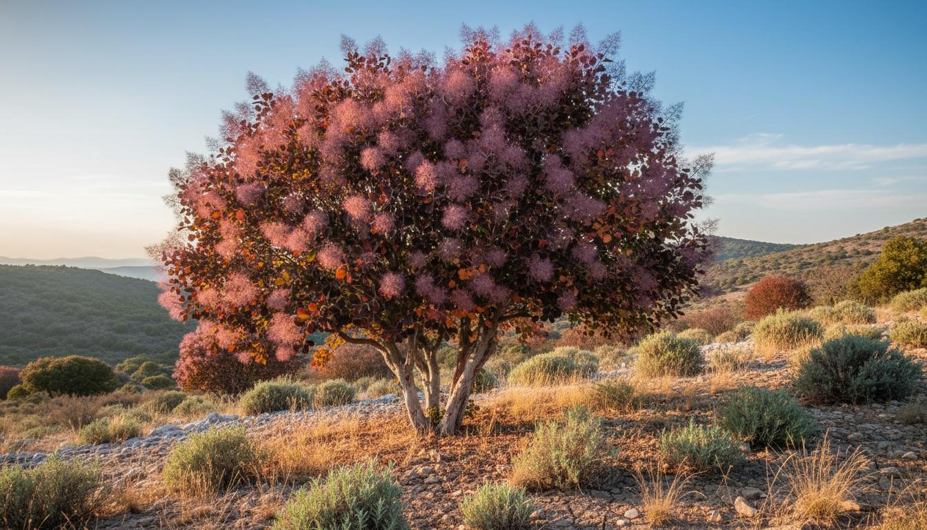 Smoke Tree 'Old Fashioned' (Cotinus Coggygria 'Old Fashioned') - Flowering Trees