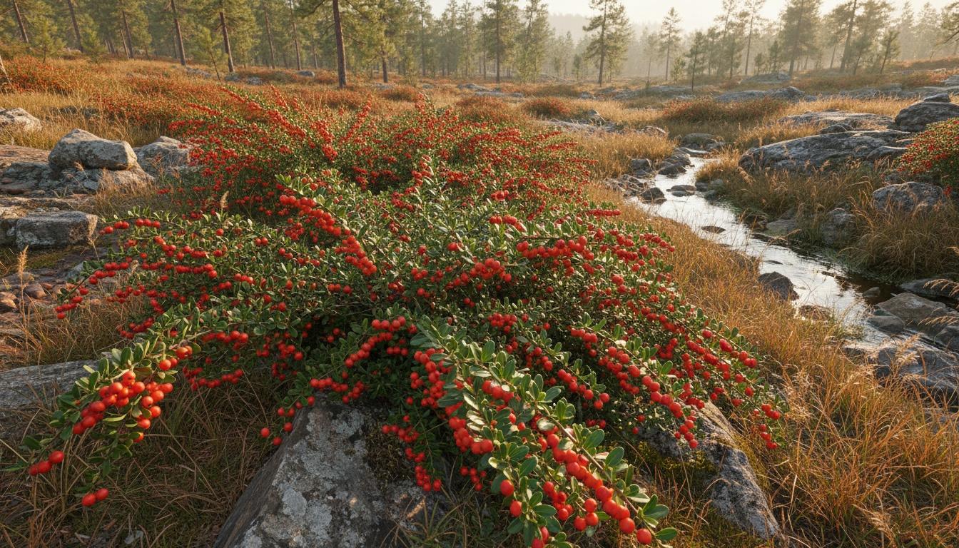 Spreading  Cotoneaster 'Coral Beauty' (Cotoneaster Dammeri 'Coral Beauty') - Ground Layers