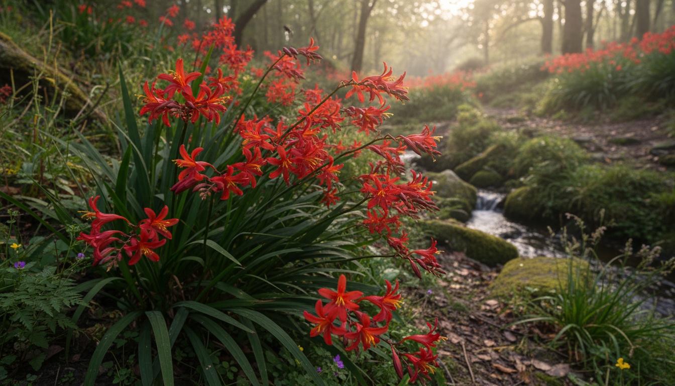 Montbretia Falling Stars 'Lucifer' (Crocosmia 'Lucifer') - Perennials