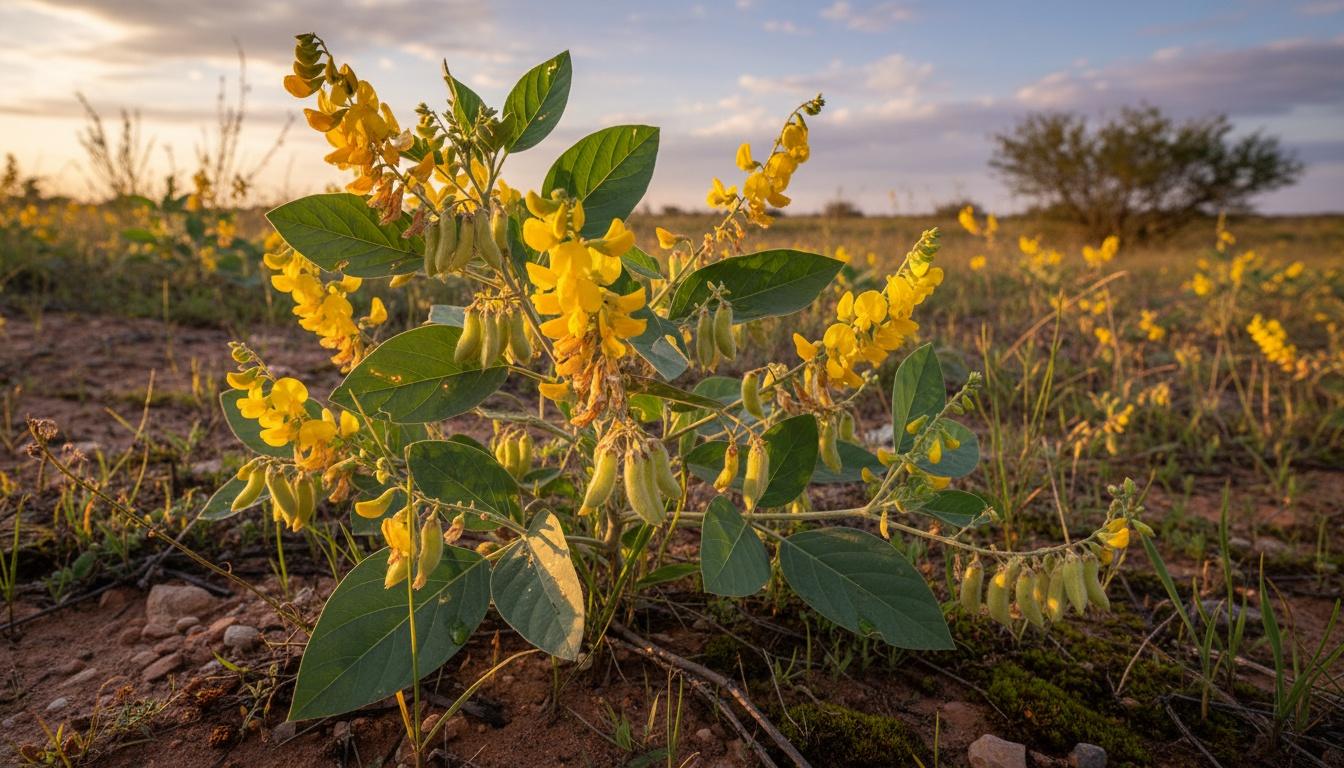 Showy Rattlebox (Crotalaria Spectabilis) - Perennials