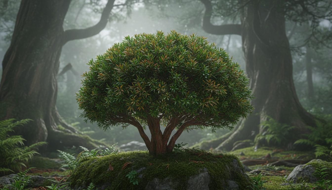 Dwarf Globe Cryptomeria (Cryptomeria Japonica 'Globosa') - Ground Layers