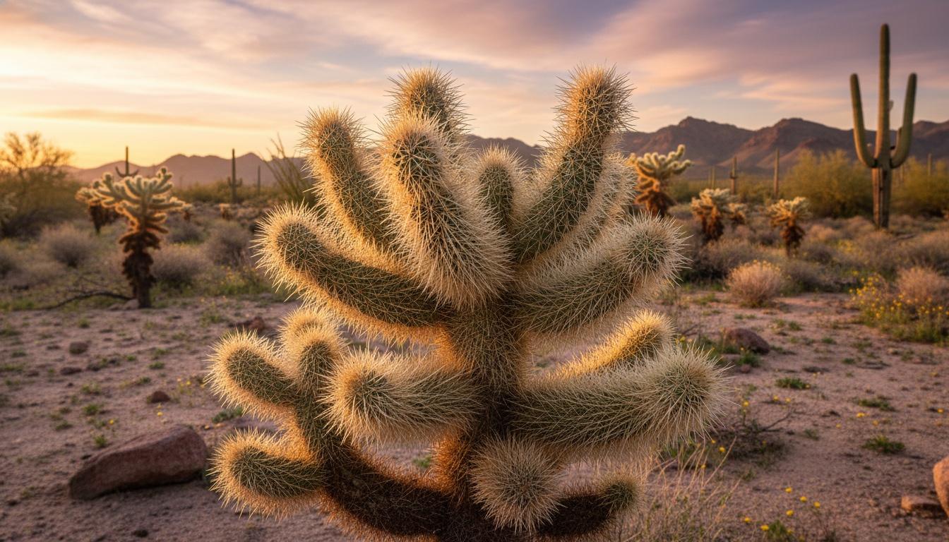 Cholla Cactus (Cylindropuntia Spp.) - Succulents