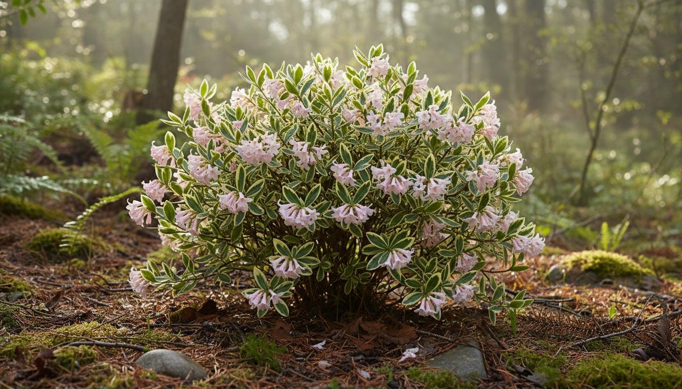 Daphne 'Carol Mackie' (Daphne X Burkwoodii 'Carol Mackie') - Ground Layers
