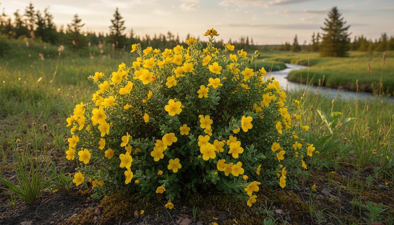 Shrubby Cinquefoil (Dasiphora Floribunda) - Ground Layers