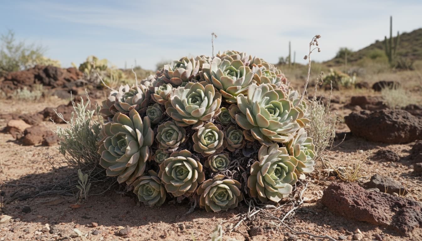 Mexican Snowball (Echeveria Elegans) - Succulents