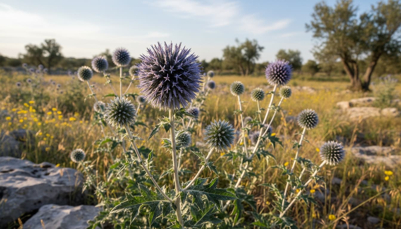 Globe Thistle (Echinops Ritro) - Perennials