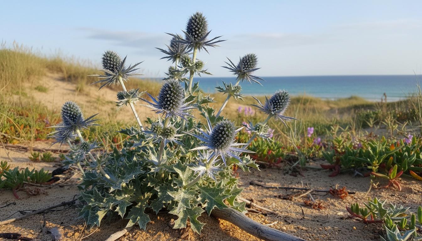 Sea Holly 'Blue Glitter' (Eryngium Planum 'Blue Glitter') - Perennials