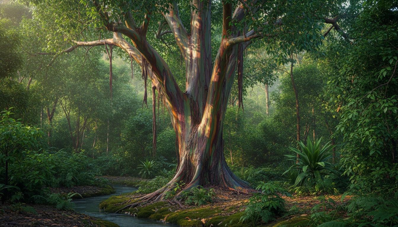 Rainbow Eucalyptus (Eucalyptus Deglupta) - Evergreen Trees