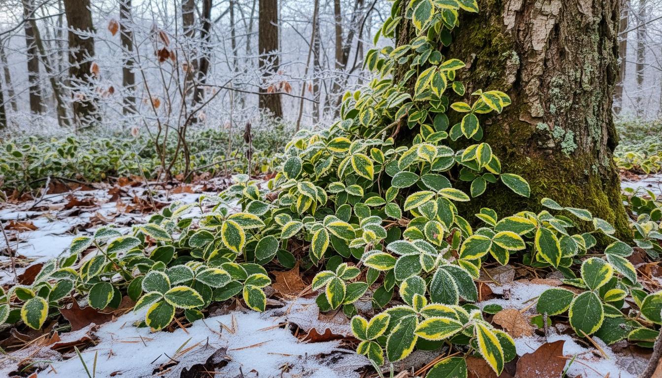 Emerald Gold Wintercreeper Gold (Euonymus Fortunei 'Emerald Gold') - Ground Layers