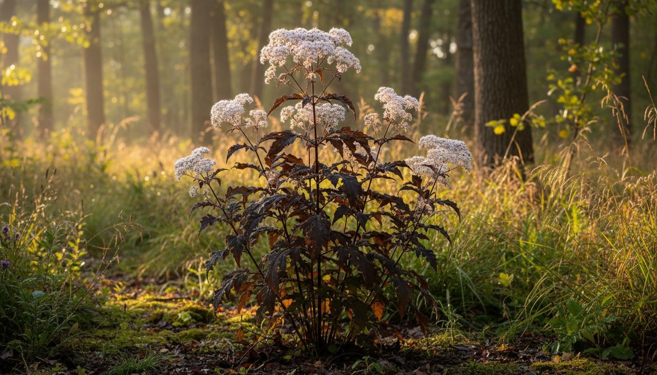 Joe Pye Weed 'Chocolate' (Eupatorium Rugosum 'Chocolate') - Perennials