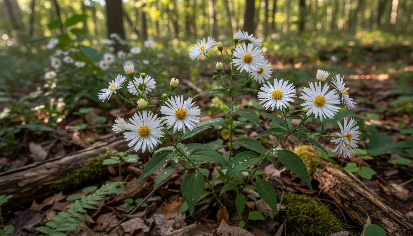 aster à rameaux étalés (Eurybia Divaricata) - Plantes vivaces