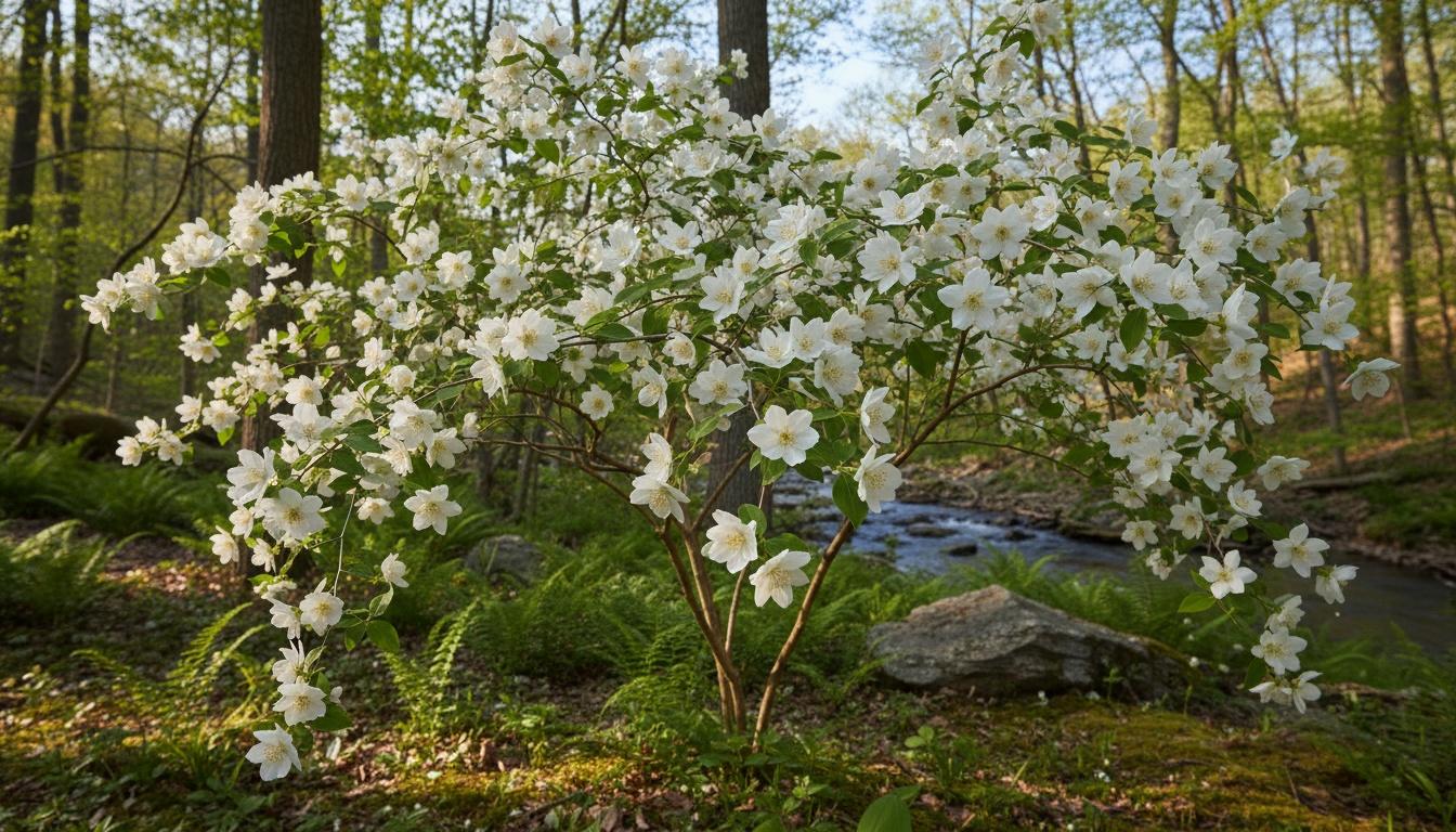 First Editions® Pearlbush 'Bailmoon' Lotus Moon™ Lotus Moon™ (Exochorda X Macrantha 'Bailmoon') - Ground Layers