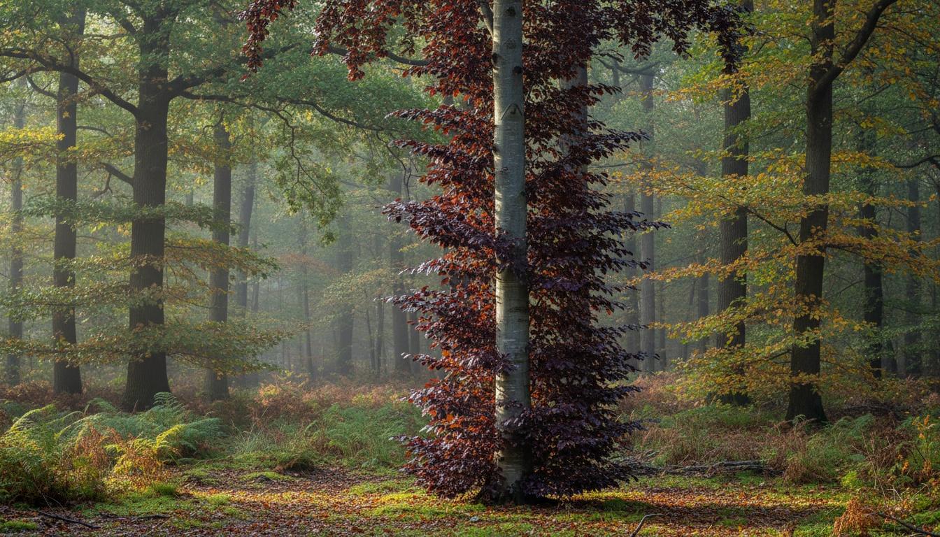 Columnar Purple Beech 'Red Obelisk' (Fagus Sylvatica 'Red Obelisk') - Shade Trees
