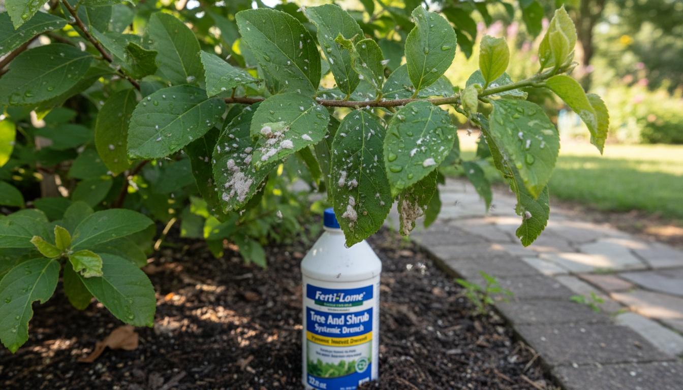 Mealybugs Whiteflies Leafhoppers Psyllids (Ferti-Lome® Tree And Shrub Systemic Insect Drench Pesticide) - Ground Layers