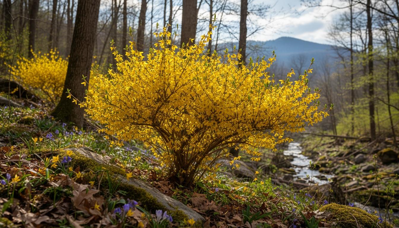 Dwarf Forsythia 'Nimbus' Pp23838 Show Off® Pp23838 Show Off® (Forsythia X Sugar Baby® 'Nimbus') - Ground Layers