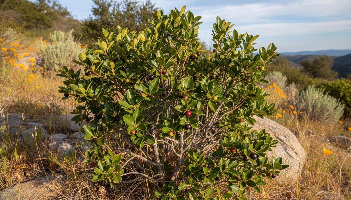 California Coffeeberry Buckthorn (Frangula Californica) - Ground Layers