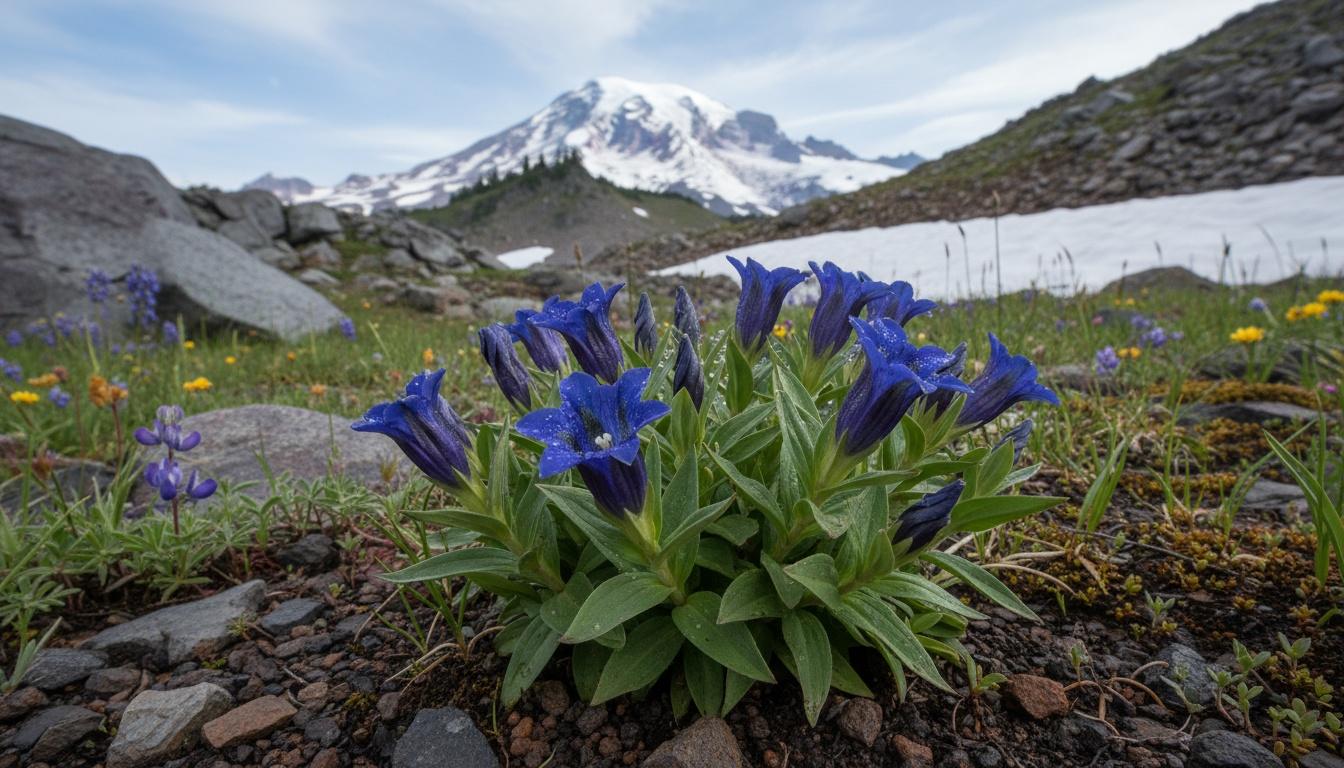 Rainier Pleated Gentian (Gentiana Calycosa) - Perennials