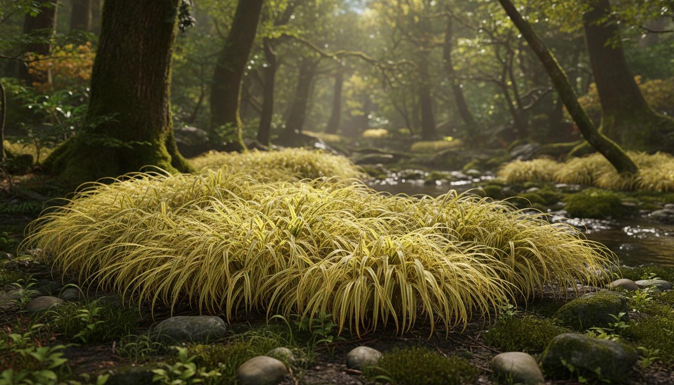 Japanese Forest Grass 'Aureola' (Hakonechloa Macra 'Aureola') - Grasses