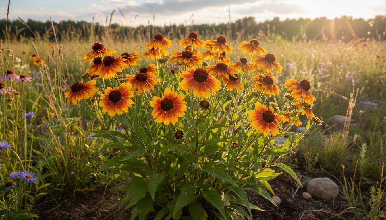 Sneezeweed 'Helbro' (Helenium Mardi Gras Pp15124 'Helbro') - Perennials