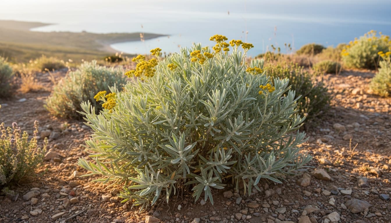 Curry Plant (Helichrysum Italicum) - Ground Layers