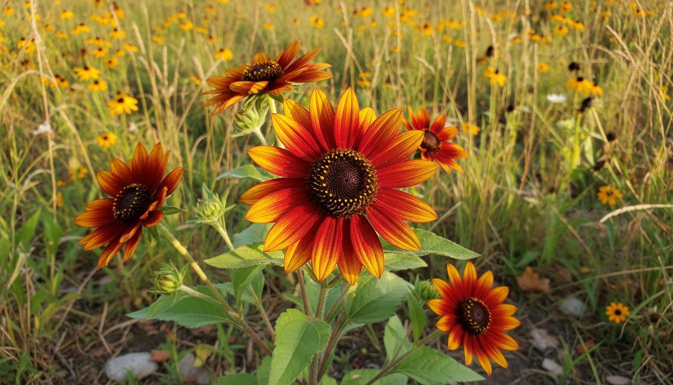 Smooth Ox-Eye False Sunflower 'Burning Hearts' (Heliopsis Helianthoides Var. Scabra 'Burning Hearts') - Perennials