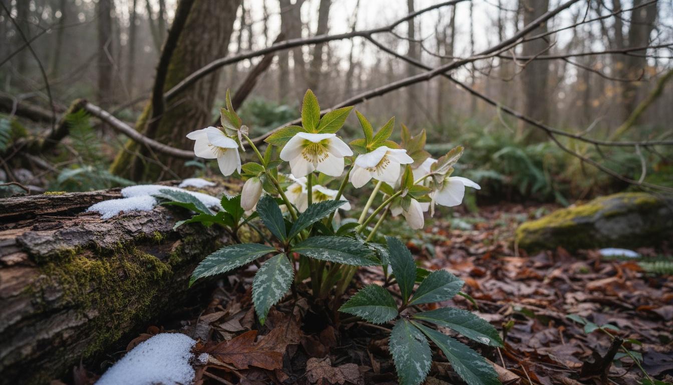 Molly White Frostkiss Hellebore (Helleborus Niger) - Perennials